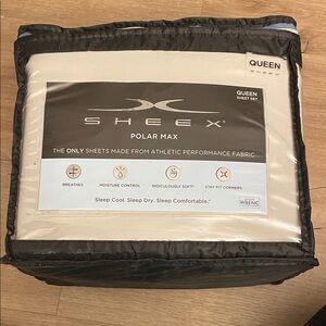 Sheex Polar Max Queen Sheet Set - Cream